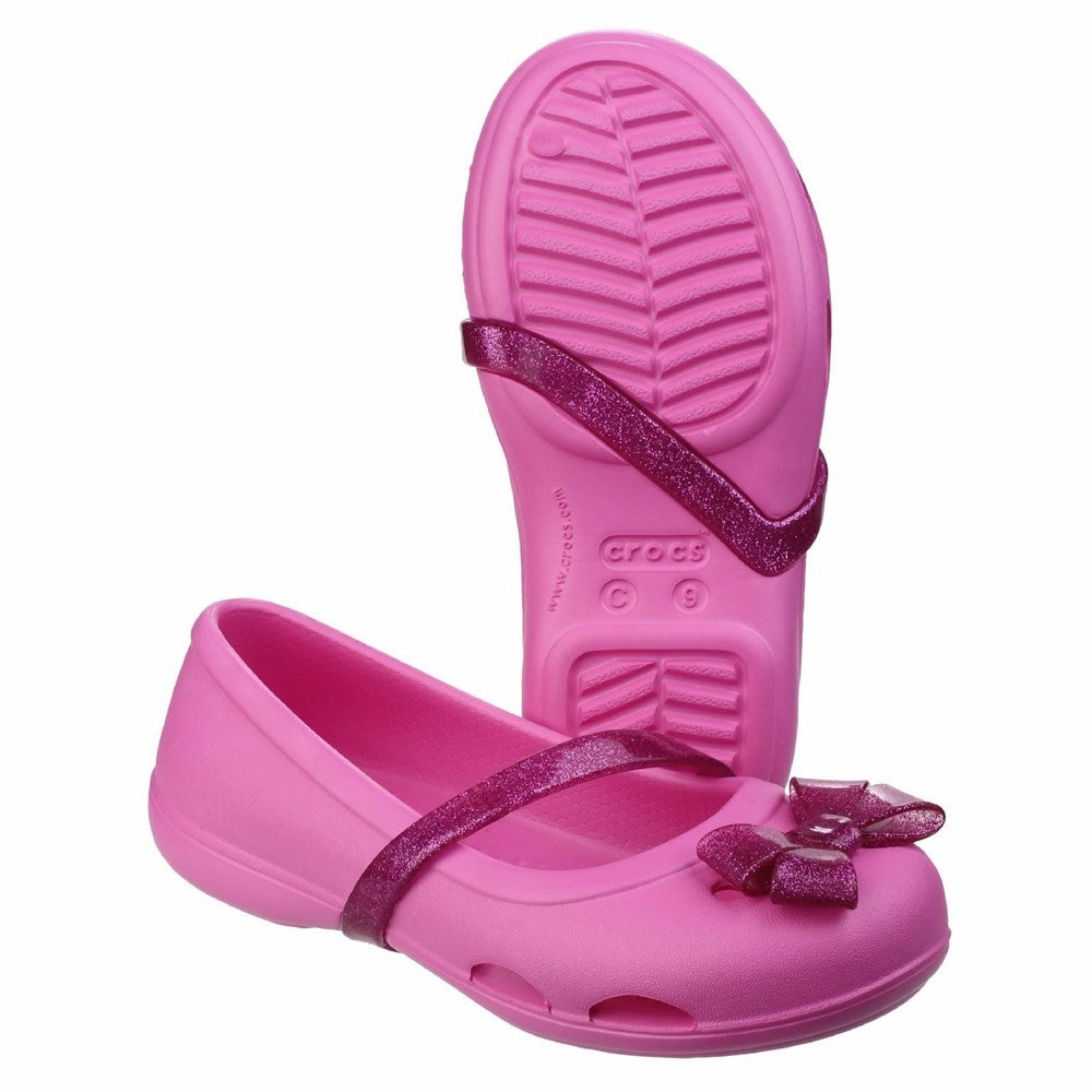 Crocs Kids Lina Flat Girls Sneakers Girls Running Shoes