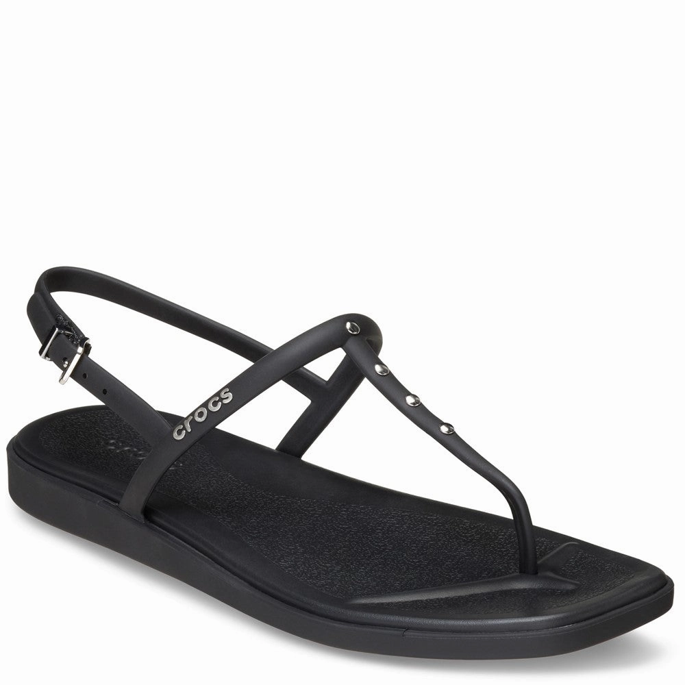 Crocs Miami Studded Thong Flip Lightweight Running Shoes,Slip On Athletic Shoes,Breathable Workout Shoes