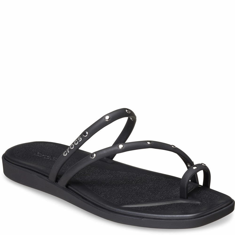 Crocs Miami Studded Toe Loop Sandal Lightweight Running Shoes,Slip On Athletic Shoes,Breathable Workout Shoes