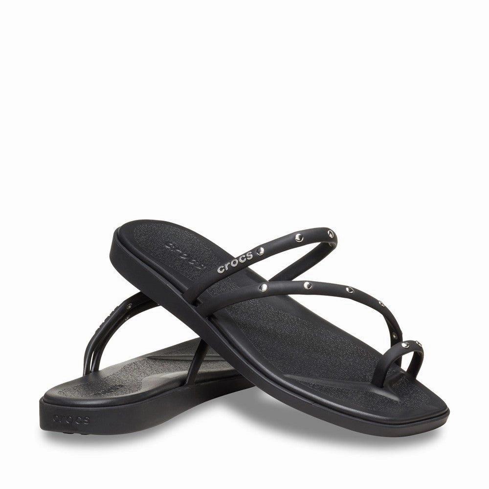 Crocs Miami Studded Toe Loop Sandal Women's Sneakers Casual Walking Shoes