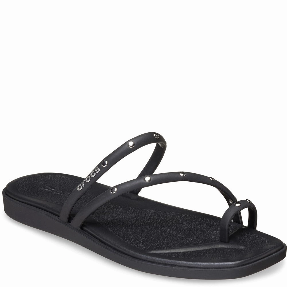 Crocs Miami Studded Toe Loop Sandal Lightweight Running Shoes,Slip On Athletic Shoes,Breathable Workout Shoes