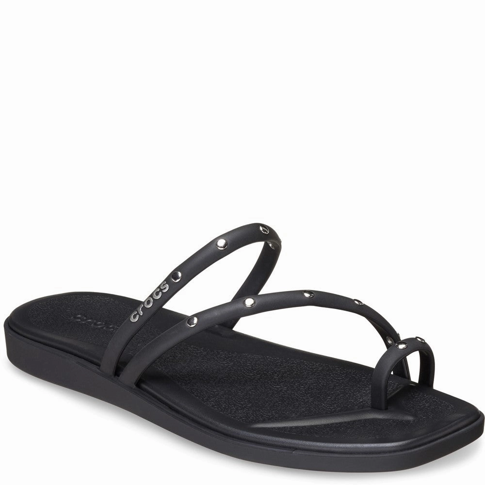 Crocs Miami Studded Toe Loop Sandal Lightweight Running Shoes,Slip On Athletic Shoes,Breathable Workout Shoes