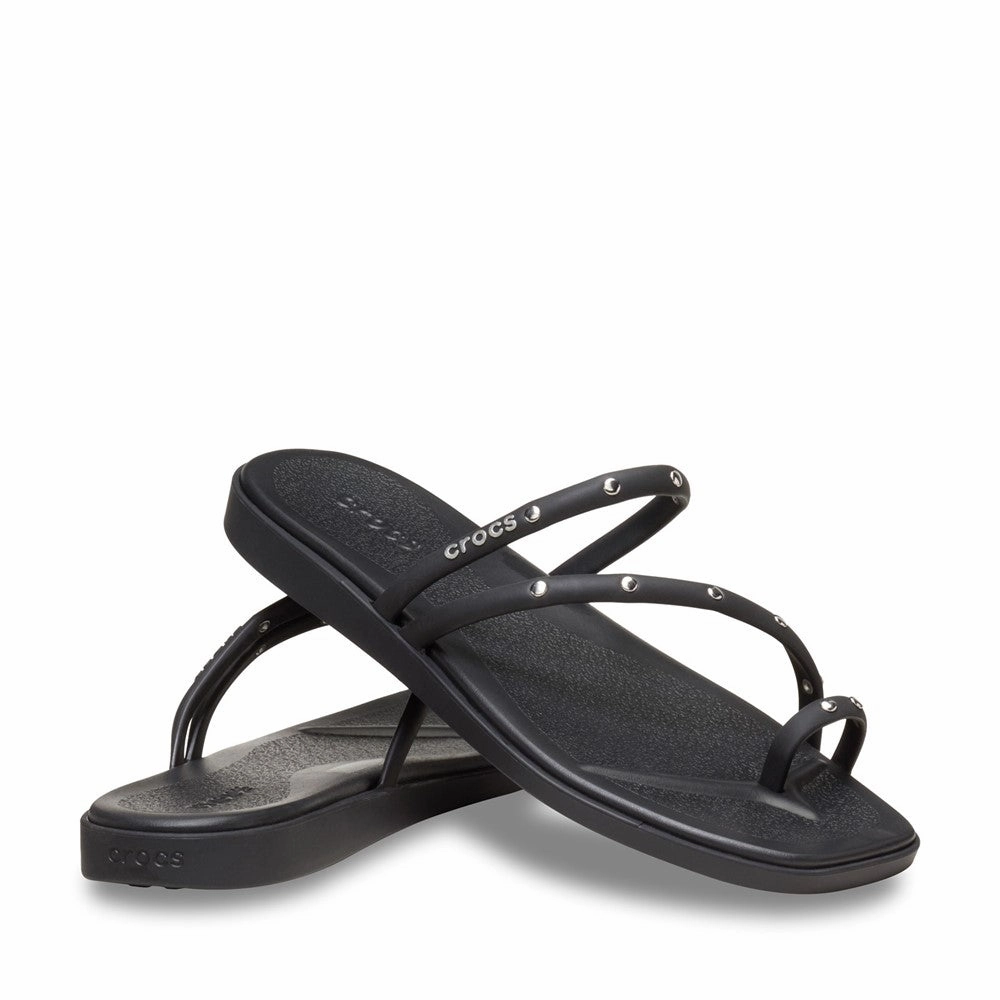 Crocs Miami Studded Toe Loop Sandal Women's Sneakers Casual Walking Shoes