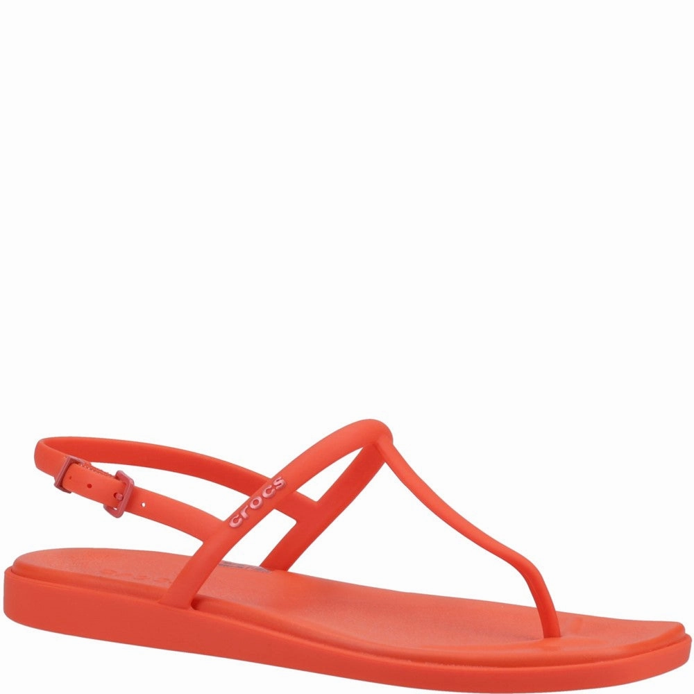 Crocs Miami Thong Flip Lightweight Running Shoes,Slip On Athletic Shoes,Breathable Workout Shoes