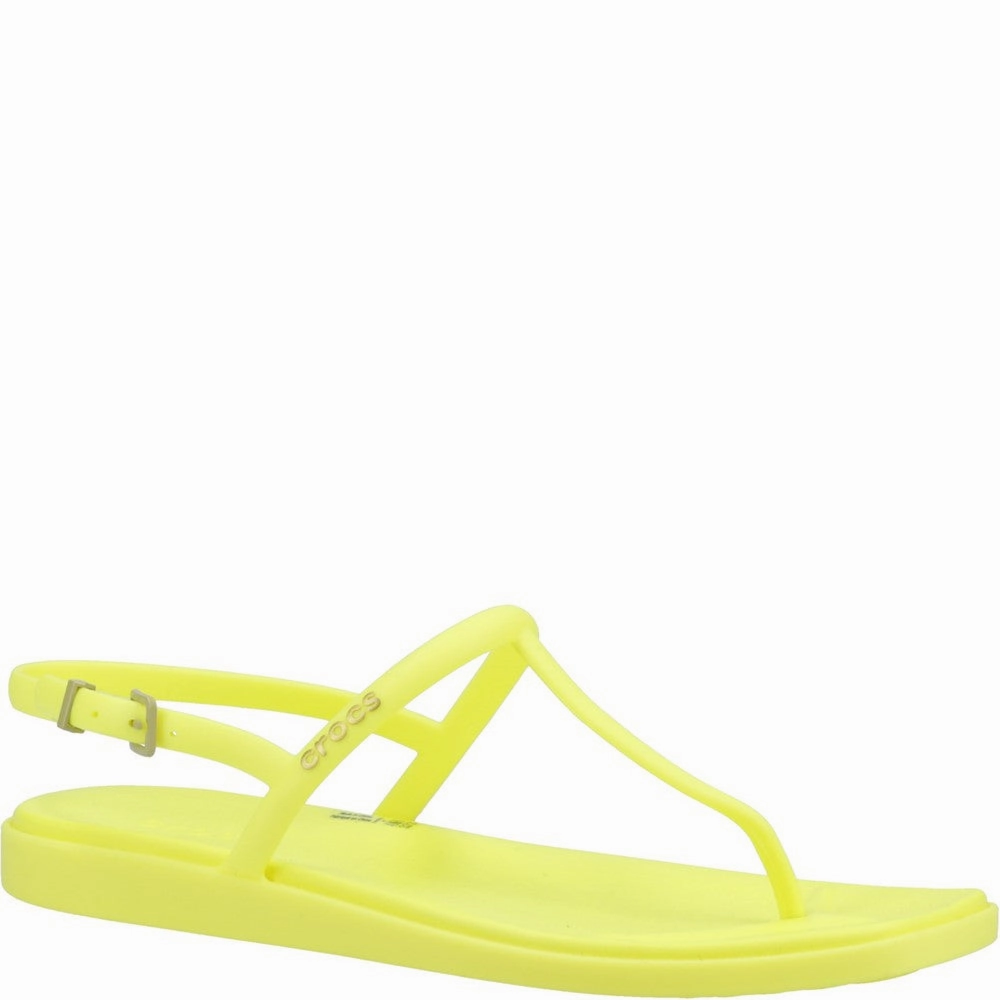 Crocs Miami Thong Flip Lightweight Running Shoes,Slip On Athletic Shoes,Breathable Workout Shoes