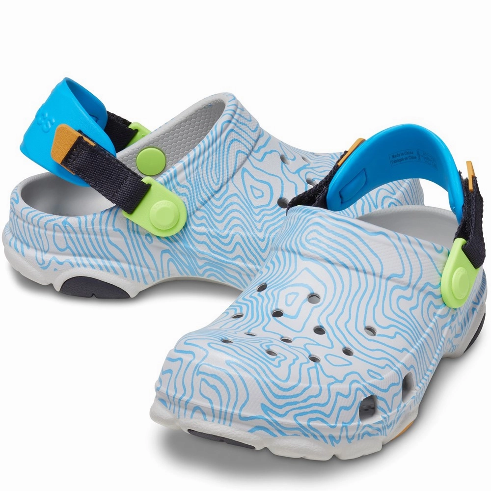 Crocs Toddler All Terrain Topographic Clog Girls Sneakers Girls Running Shoes