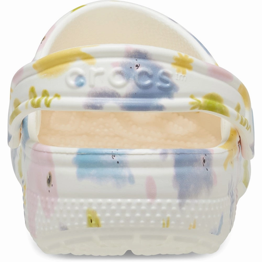 Crocs Toddler Classic Clog Graphic Girls Sneakers Girls Running Shoes