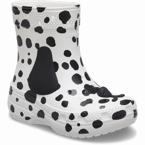 Crocs Toddler Classic Dalmatian Boot Kids Athletic Shoes,Toddler Sports Shoes,Youth Casual Shoes