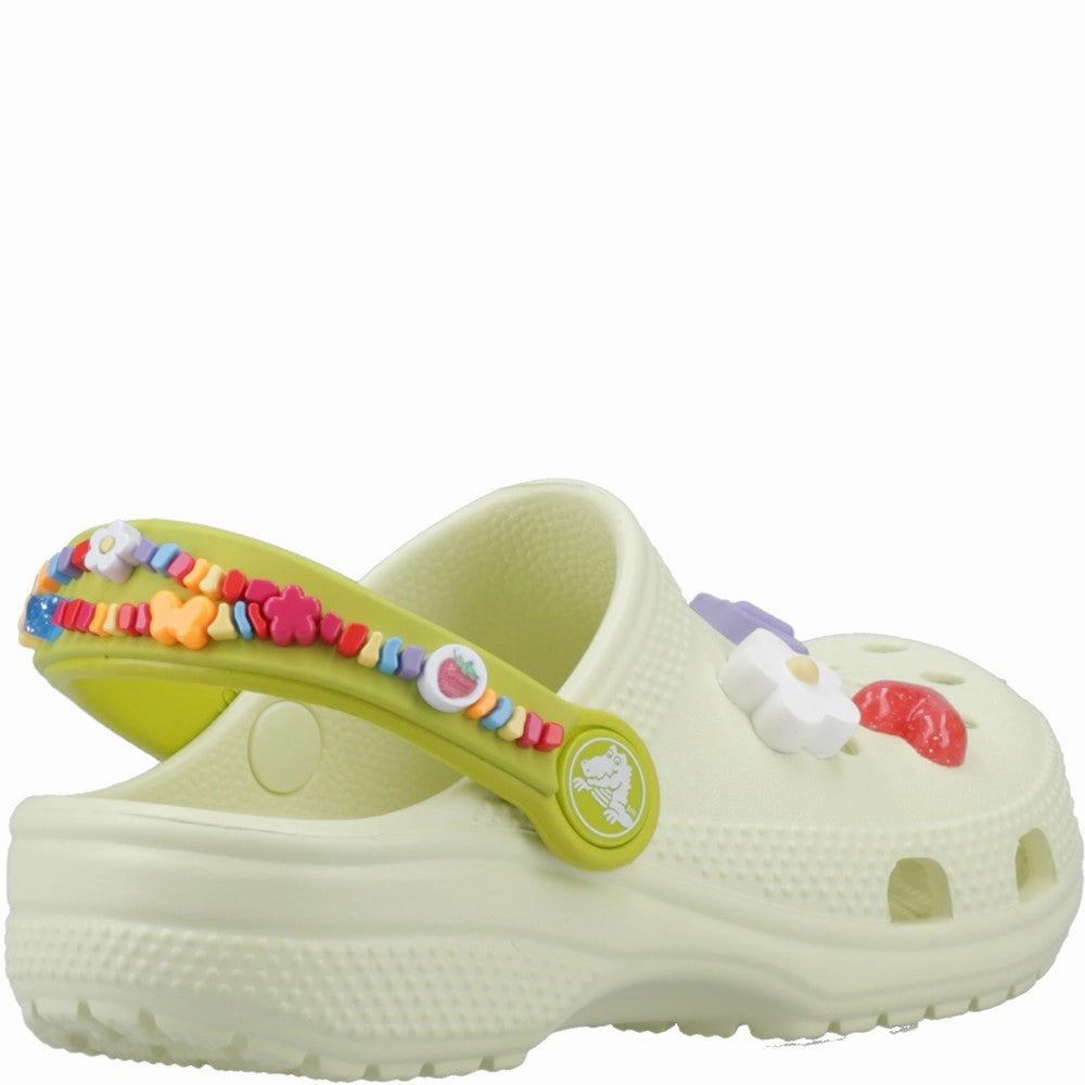 Crocs Toddler Classic Fun Lab Friendship Bracelet Clog Girls Sneakers Girls Running Shoes