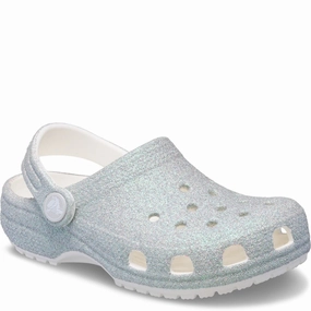 Crocs Toddler Classic Glitter Clog Kids Tennis Shoes,Toddler Athletic Shoes,Youth Casual Shoes