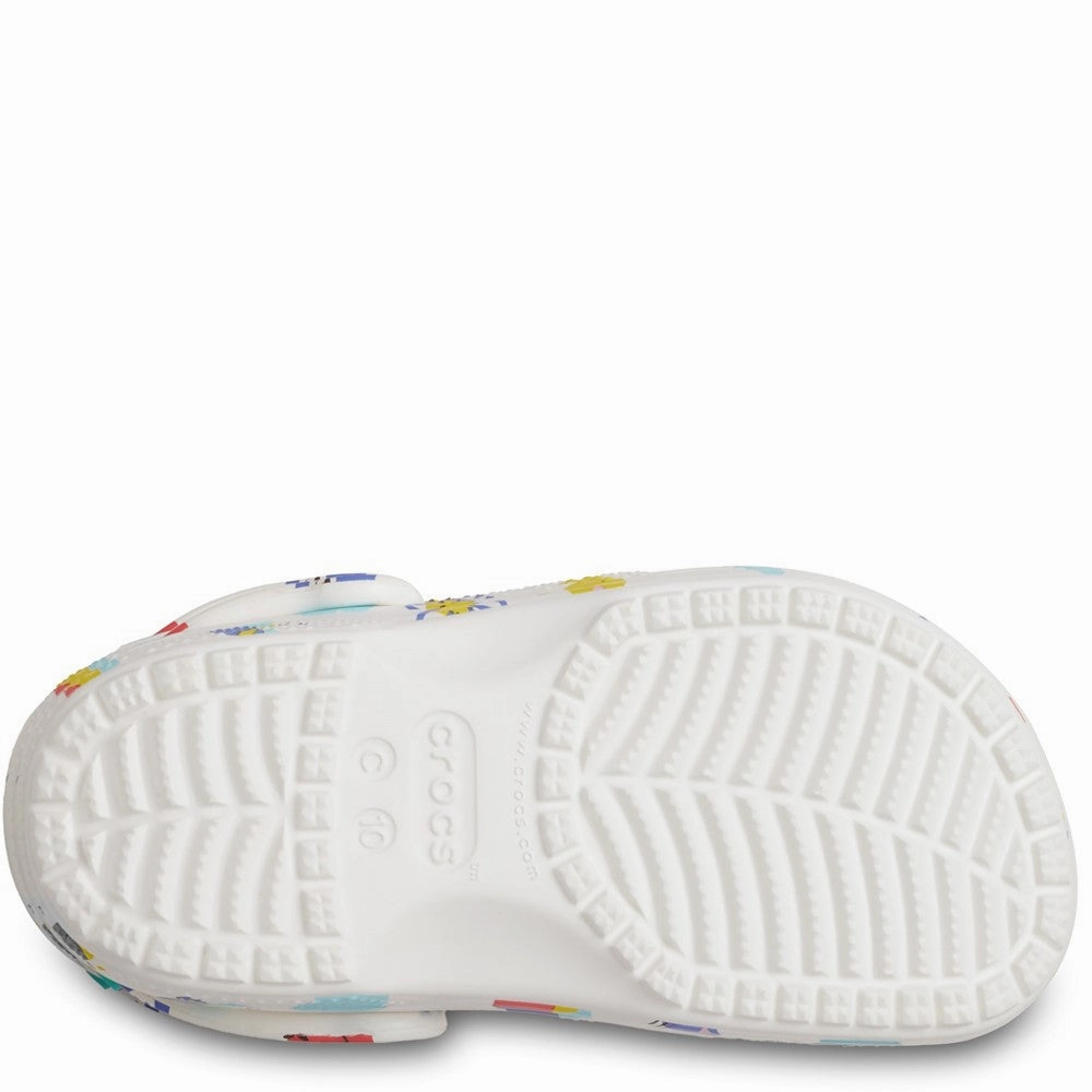 Crocs Toddler Classic Graphic Clog Girls Sneakers Girls Running Shoes