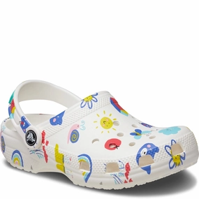 Crocs Toddler Classic Graphic Clog Kids Tennis Shoes,Toddler Athletic Shoes,Youth Casual Shoes