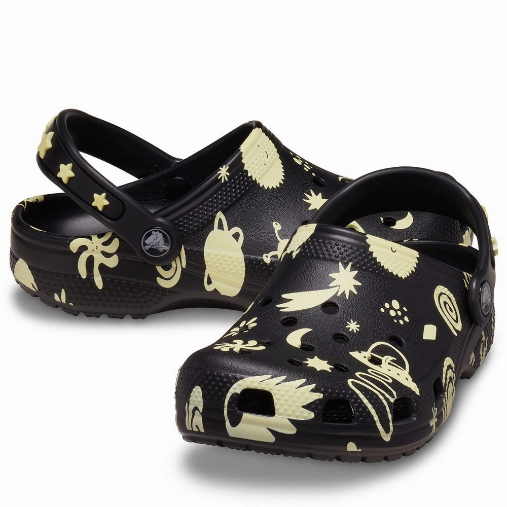 Crocs Toddler Classic Graphic Clog Girls Sneakers Girls Running Shoes