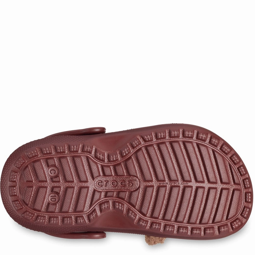 Crocs Toddler Classic Lined Clog Girls Sneakers Girls Running Shoes