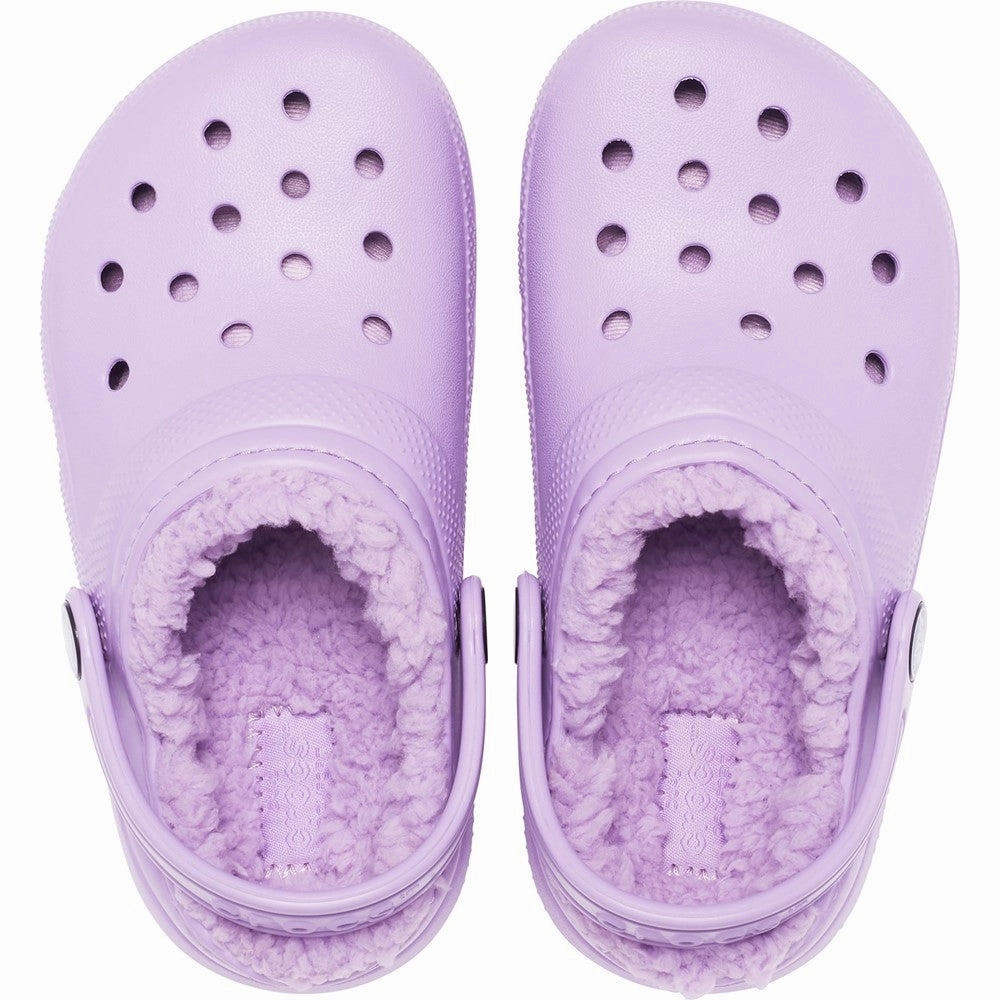 Crocs Toddler Classic Lined Clog Girls Sneakers Girls Running Shoes