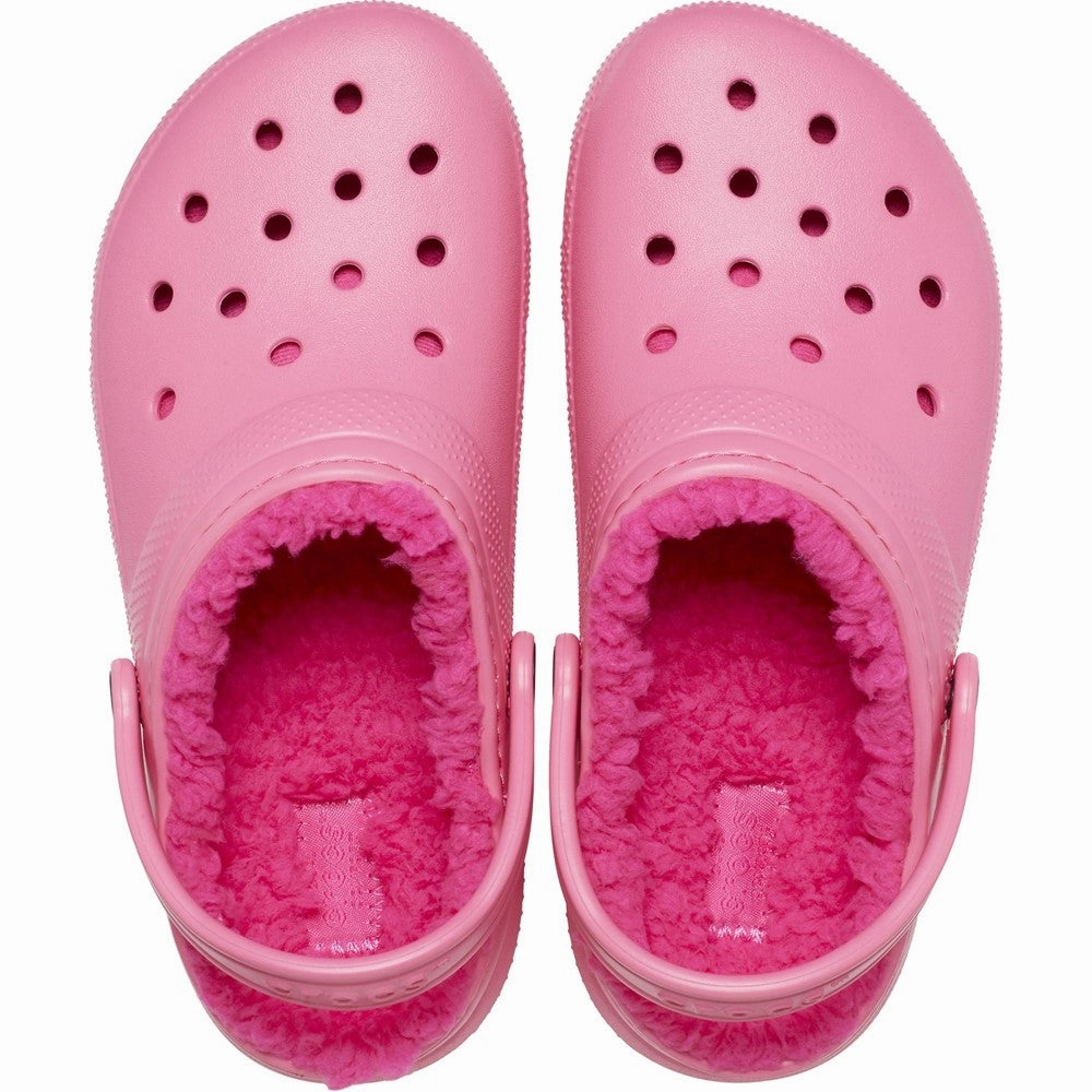 Crocs Toddler Classic Lined Clog Girls Sneakers Girls Running Shoes