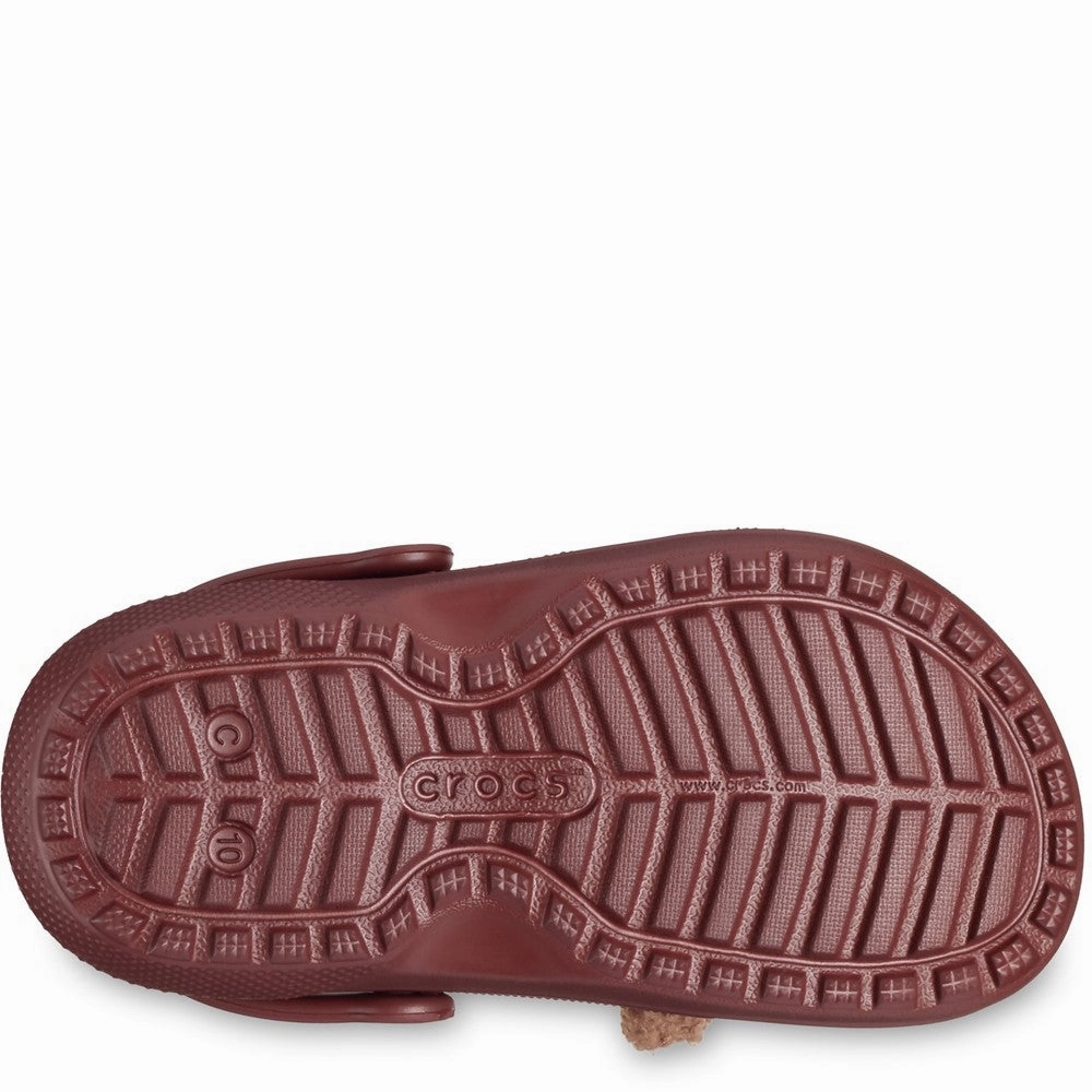 Crocs Toddler Classic Lined Clog Girls Sneakers Girls Running Shoes