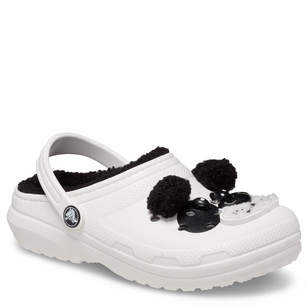Crocs Toddler Classic Lined Fun Lab Slipper Kids Tennis Shoes,Toddler Athletic Shoes,Youth Casual Shoes