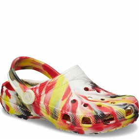 Crocs Toddler Classic Marbled Clog Kids Athletic Shoes,Toddler Sports Shoes,Youth Casual Shoes