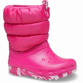 Crocs Toddler Classic Neo Puff Boot Kids Tennis Shoes,Toddler Athletic Shoes,Youth Casual Shoes