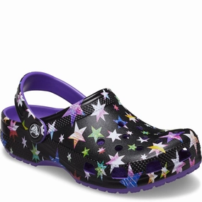 Crocs Toddler Classic Star Print Clog Kids Tennis Shoes,Toddler Athletic Shoes,Youth Casual Shoes