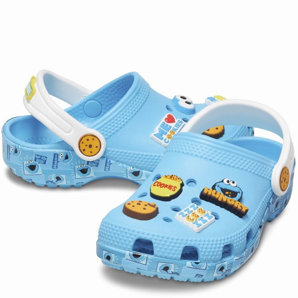Crocs Toddler Cookie Monster Classic Clog Girls Sneakers Girls Running Shoes
