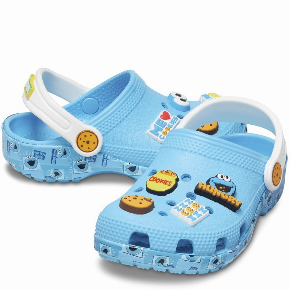 Crocs Toddler Cookie Monster Classic Clog Girls Sneakers Girls Running Shoes