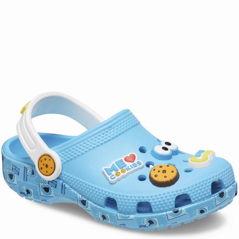 Crocs Toddler Cookie Monster Classic Clog Kids Tennis Shoes,Toddler Athletic Shoes,Youth Casual Shoes