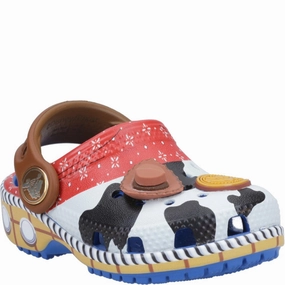 Crocs Toddler Toy Story Woody Classic Clog Kids Athletic Shoes,Toddler Sports Shoes,Youth Casual Shoes