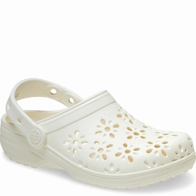 Crocs Unisex Classic Floral Cut Out Clog Lightweight Running Shoes,Slip On Athletic Shoes,Breathable Workout Shoes