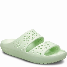Crocs Unisex Classic Floral Cut Out Sandal Lightweight Running Shoes,Slip On Athletic Shoes,Breathable Workout Shoes