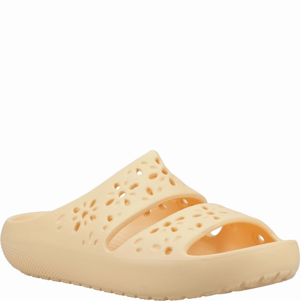 Crocs Unisex Classic Floral Cut Out Sandal Lightweight Running Shoes,Slip On Athletic Shoes,Breathable Workout Shoes