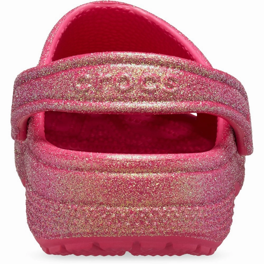 Crocs Unisex Classic Glitter Clog Women's Sneakers Casual Walking Shoes