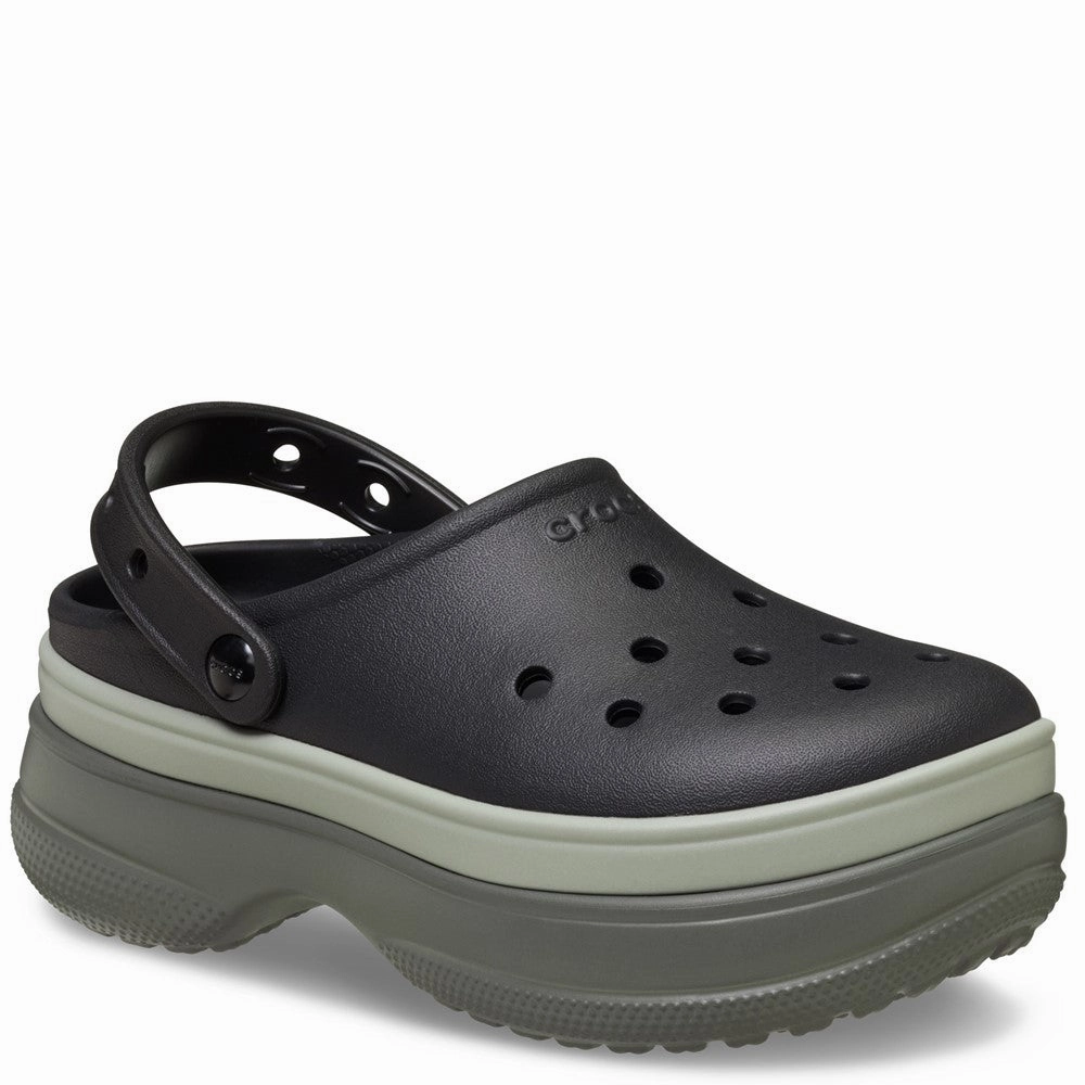 Crocs Unisex Classic Stacked Clog Lightweight Running Shoes,Slip On Athletic Shoes,Breathable Workout Shoes