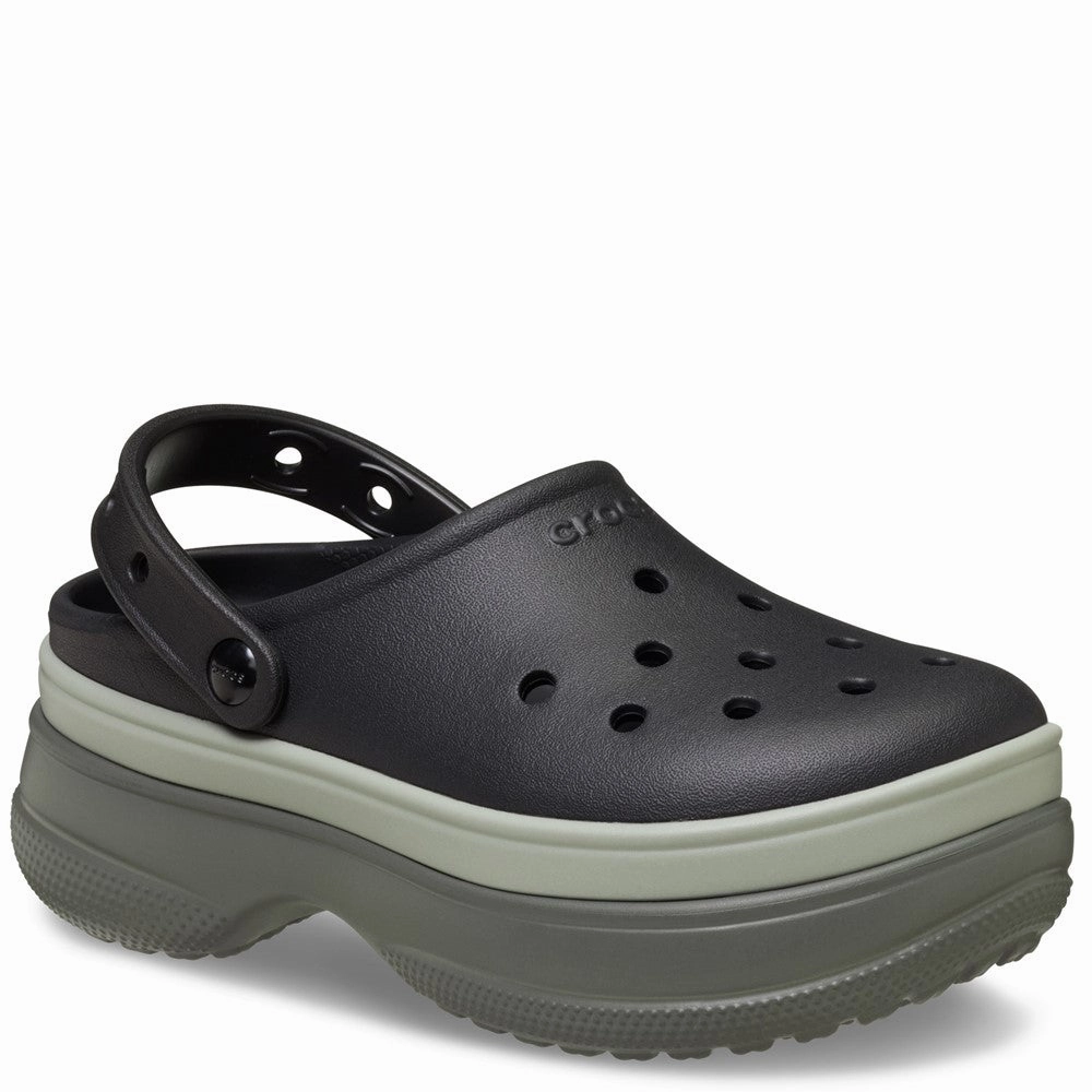 Crocs Unisex Classic Stacked Clog Lightweight Running Shoes,Slip On Athletic Shoes,Breathable Workout Shoes