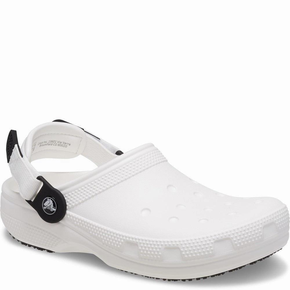 Crocs Unisex Classic Work Clog Lightweight Running Shoes,Slip On Athletic Shoes,Breathable Workout Shoes
