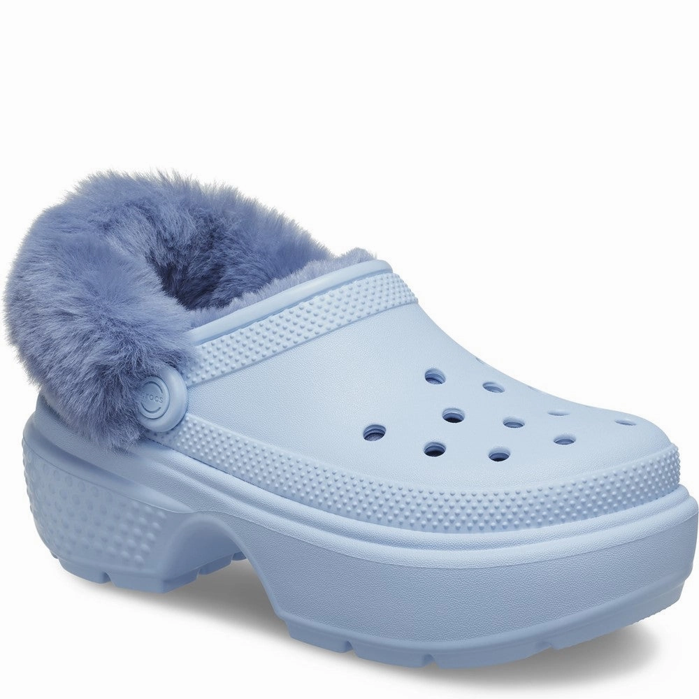 Crocs Unisex Stomp Lined Clog Lightweight Running Shoes,Slip On Athletic Shoes,Breathable Workout Shoes