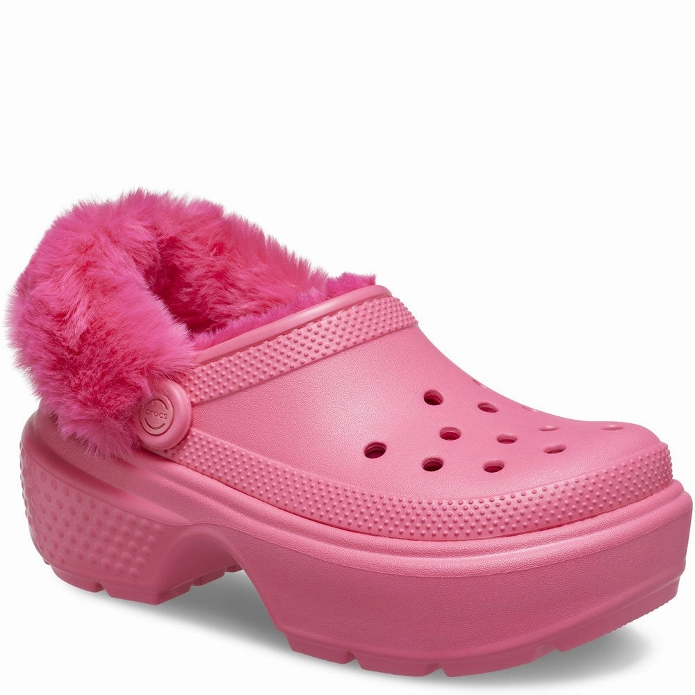 Crocs Unisex Stomp Lined Clog Lightweight Running Shoes,Slip On Athletic Shoes,Breathable Workout Shoes