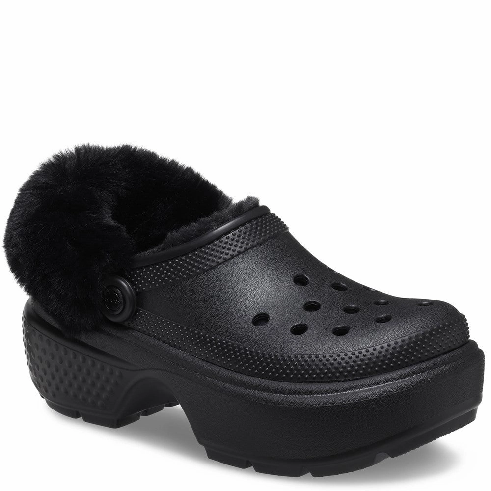 Crocs Unisex Stomp Lined Clog Lightweight Running Shoes,Slip On Athletic Shoes,Breathable Workout Shoes