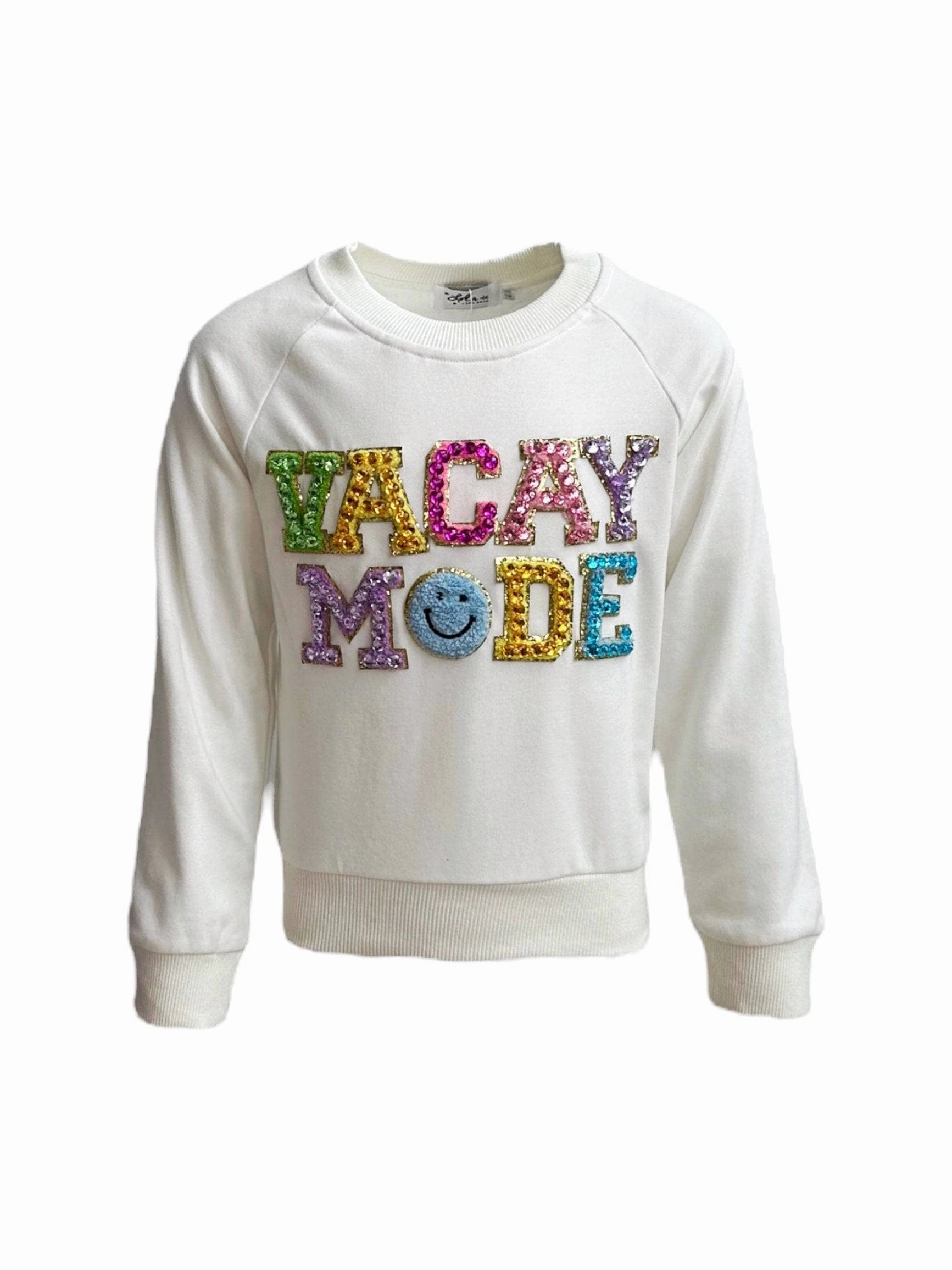 Crystal VACAY MODE Sweatshirt girls knit pullovers, cardigan sweaters girls