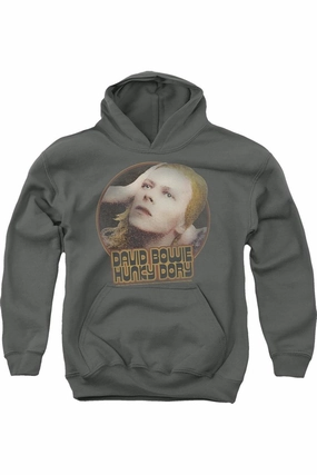 David Bowie Hunky Dory Circle Youth Pull Over Hoodie graphic tees for boys, polo shirts boys