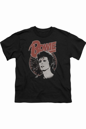 David Bowie Space Oddity Short Sleeve Juvenile Tee / T-Shirt graphic tees for boys, polo shirts boys