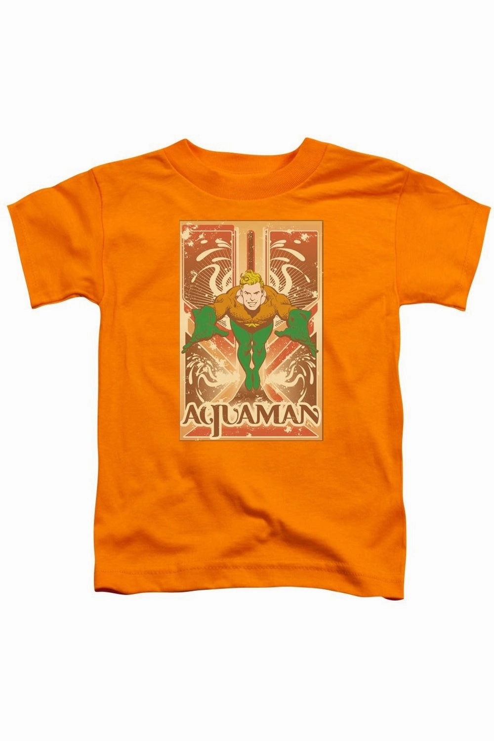 DC Comics Aquaman Aquaman Short Sleeve Juvenile Tee / T-Shirt graphic tees for boys, polo shirts boys