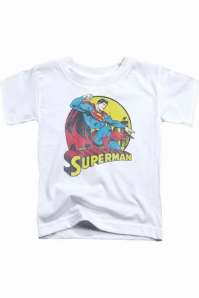 DC Comics Big Blue Short Sleeve Juvenile Tee / T-Shirt graphic tees for boys, polo shirts boys