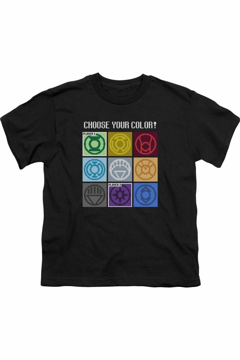 DC Comics Choose Your Color Short Sleeve Juvenile Tee / T-Shirt graphic tees for boys, polo shirts boys