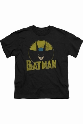 DC Comics Circle Bat Short Sleeve Juvenile Tee / T-Shirt graphic tees for boys, polo shirts boys