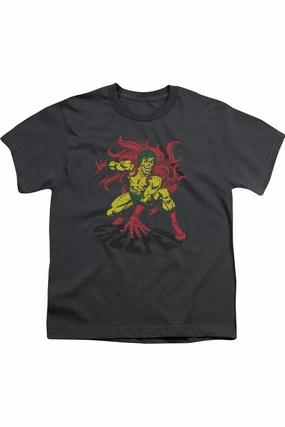 DC Comics Creeper Short Sleeve Youth Tee / T-Shirt graphic tees for boys, polo shirts boys