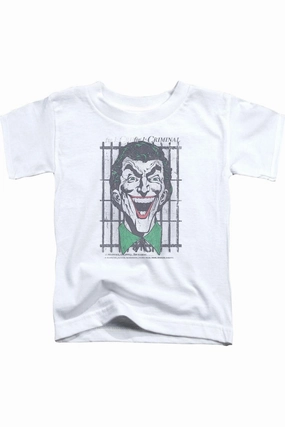 DC Comics Criminal Short Sleeve Juvenile Tee / T-Shirt graphic tees for boys, polo shirts boys