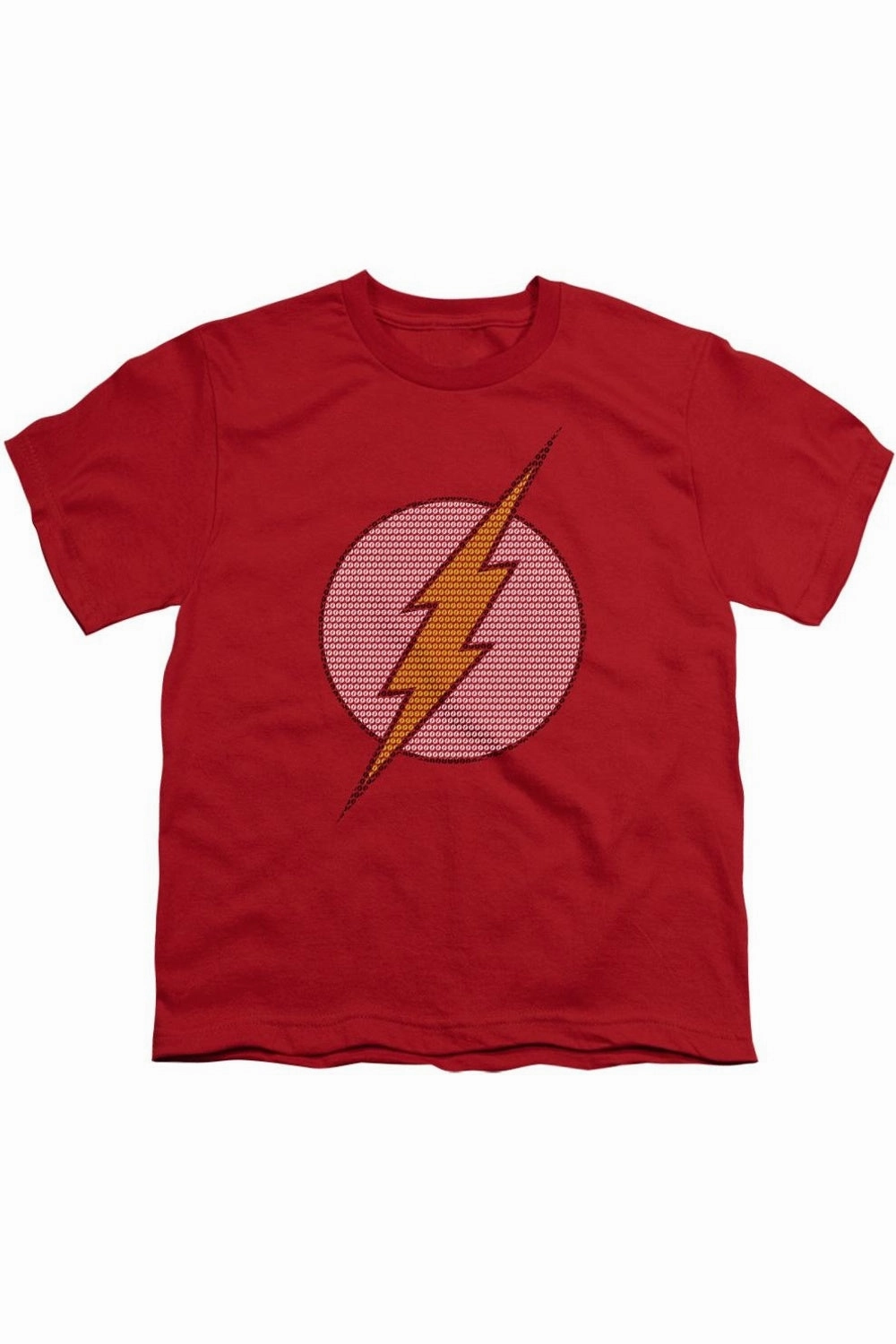DC Comics Flash Flash Little Logos Short Sleeve Youth Tee / T-Shirt graphic tees for boys, polo shirts boys