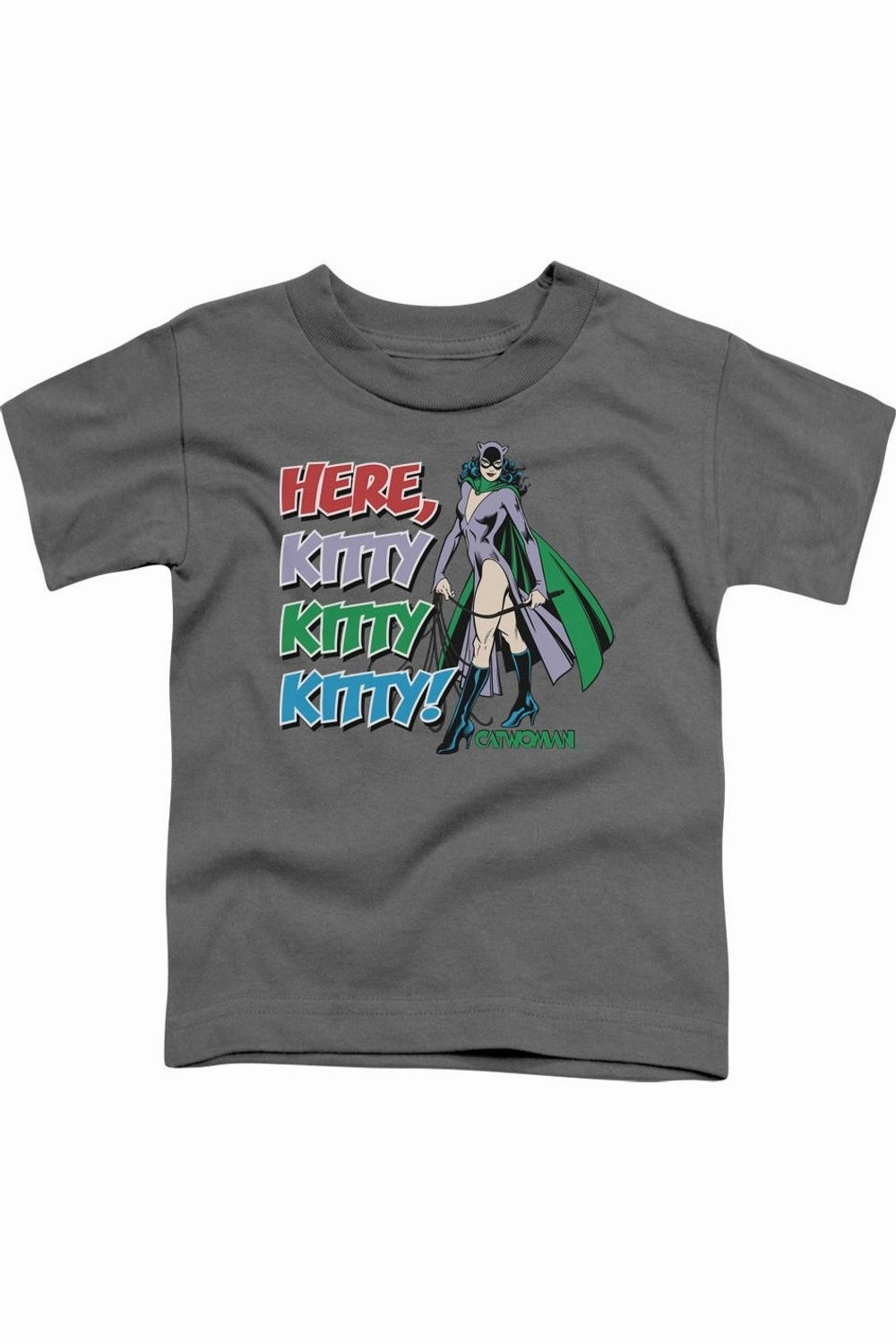 DC Comics Here Kitty Short Sleeve Juvenile Tee / T-Shirt graphic tees for boys, polo shirts boys